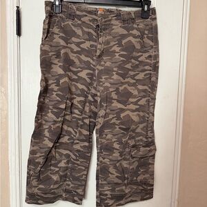 Lucy Camouflage Cargo Pants Lightweight Relaxed Fit